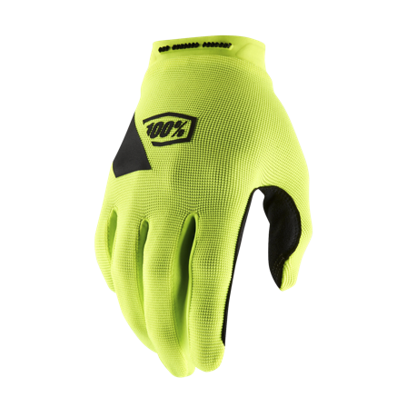 Crosshandschuhe 100% Ridecamp Gelb Fluo M
