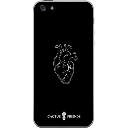 Yhteensopiva Puhelinkuori Apple Apple iPhone 5 Kaktus ja Ystävät - Keskiaikaan Anatomia Sydän