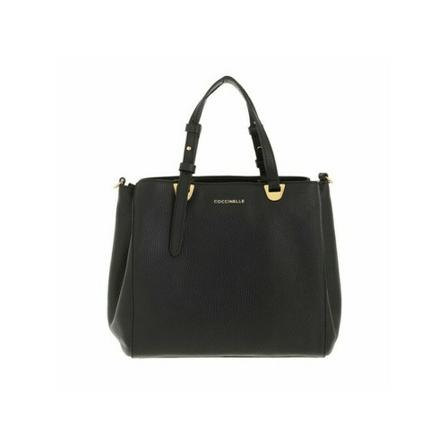 Coccinelle, Shopping Bag L60 18 02 01 Zwart, Dames, Maat:ONE Size,leer
