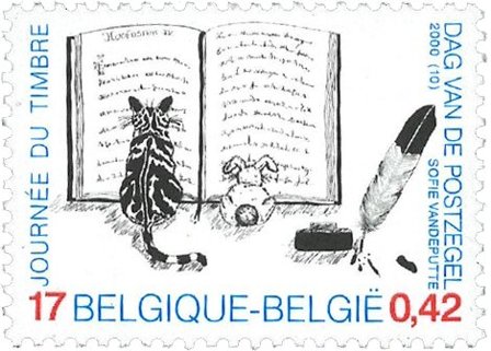 Belgien 2000 - Frimærkets dag - Postfrisk frimærke