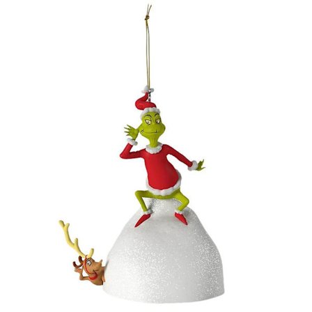 Grinch-aiheinen joulukuusen riippuva koriste, askartelu, joulujuhlakoristeet