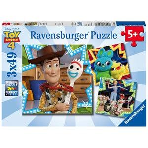 Ravensburger Pack of 3 Toy Story Puzzles 3 - 7 years - Puzzles - 3 - 7 years - Blue - Kids Puzzles