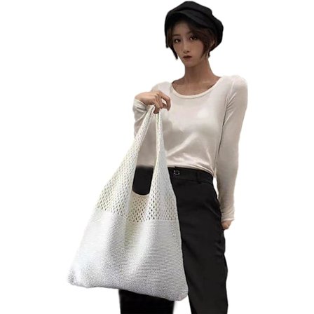 sommer strandtaske modeskuldertaske med stor kapacitet V