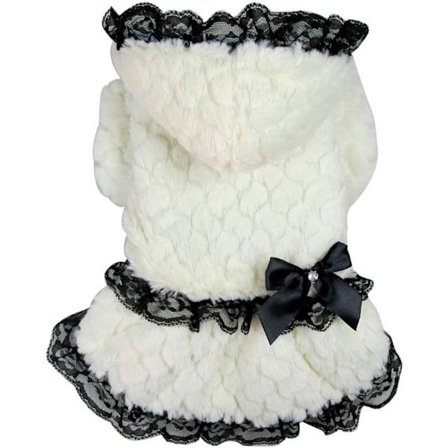 1 st vinterrock för små hundar, chihuahua, valp, prinsessklänning,