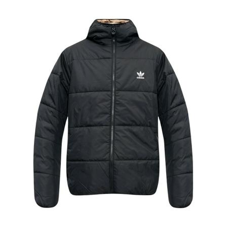 Adidas Originals, Reversible hooded jacket Zwart, Heren, Maat:S