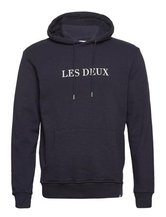 Les Deux Hoodie Navy Les Deux