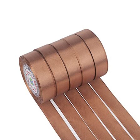 (Brons)Deals-Global Satinband, 5 rullar 22m Satinband Rulle