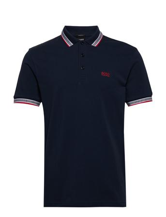 Paddy Polos Short-sleeved Blå BOSS