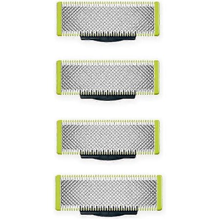 Philips One Blade Kompatible Barberblade, 4-pak, til Philips One Blade Elektrisk Barbermaskine/Trimmer (Model QP250/50)