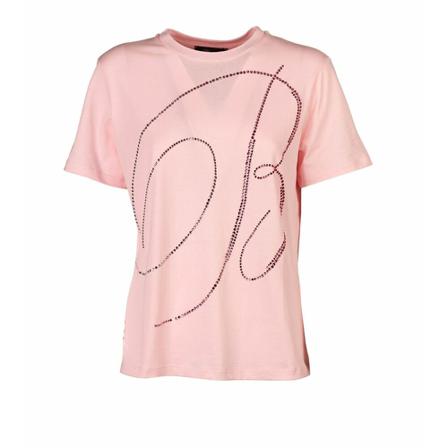 Blumarine, T-Shirts Roze, Dames, Maat:XL