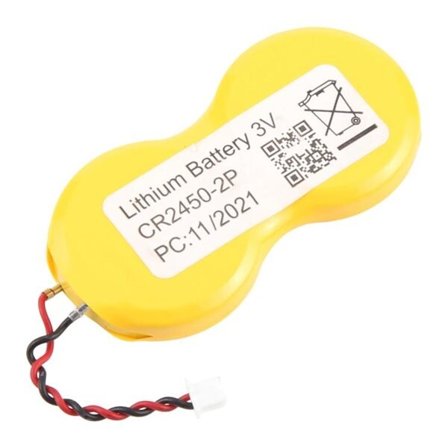 CR2450-2P litiumknapcellebatteri 3V 1100 mAh med kabel
