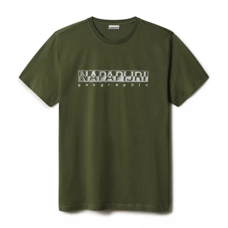 Napapijri Men's Sallar T-shirt Men short-sleeved sweaters Green S