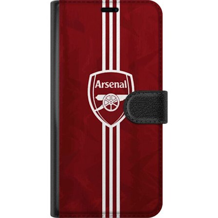 Yhteensopiva Lompakkokotelo Samsung Galaxy A56 Arsenal Emblem Fotboll Premier League Klubbmärke Röd Vit