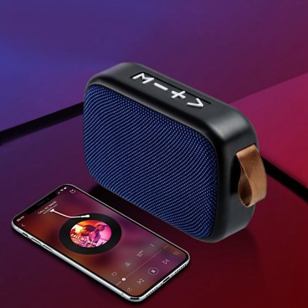 Bluetooth högtalare Bärbar Trådlös Sound Bar 3D Stereo Musik Surround Support FM TF-kort Tung bas (grå)