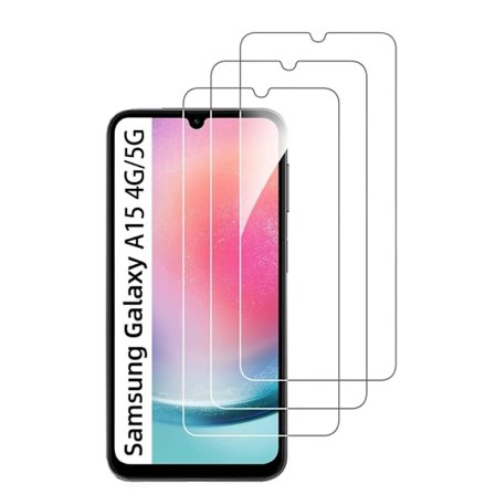 Samsung galaxy A15 4G/5G Skärmskydd Härdat glas Skyddsfilm Displayskydd