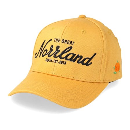 SQRTN - Gul adjustable Keps - Great Norrland Hooked Mustard Adjustable @ Hatstore