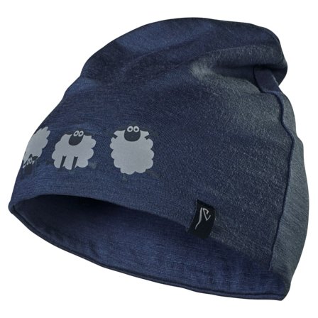 Ivanhoe Underwool Junior Hat Reflex Children beanies Blue OneSize
