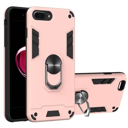 Iphone 7/8 Plus - Hybrid Armor Ring Skal - Roséguld Roséguld