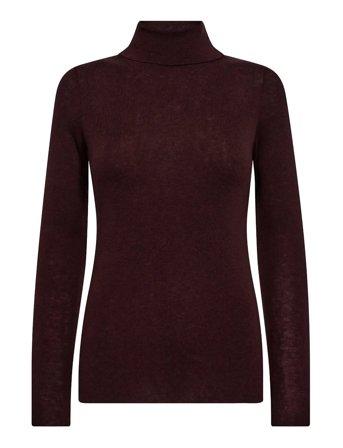 Mmbouch Rollneck Knit Burgundy MOS MOSH