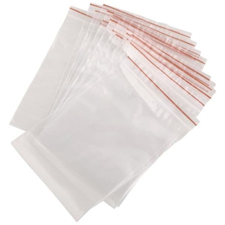 [NT] 100-pack - 16x12cm Ziplock / Blixtlåspåsar / Zip Lock Påsar