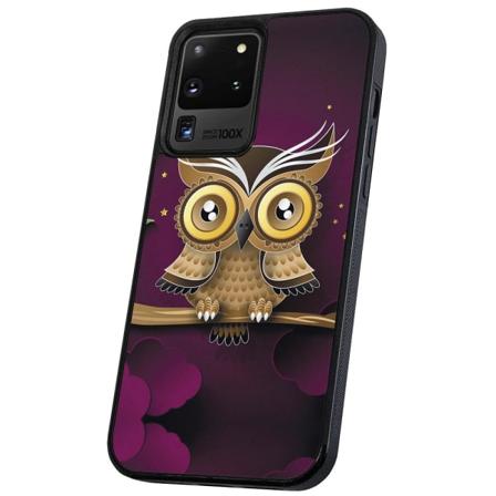 Samsung Galaxy S20 Ultra - Cover/Mobilcover Lysbrun Ugle