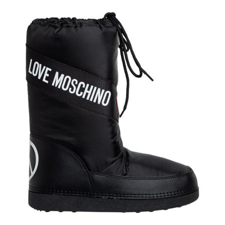 Love Moschino, Peace ; Love Snow Boots Czarny, Kobieta, Rozmiar: 39 EU