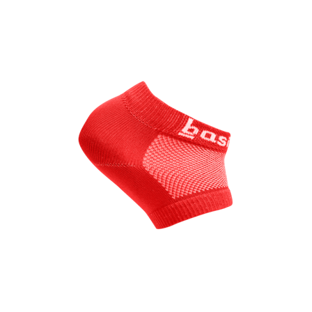 Basisfot gnagsårsokk rød str S 1 par