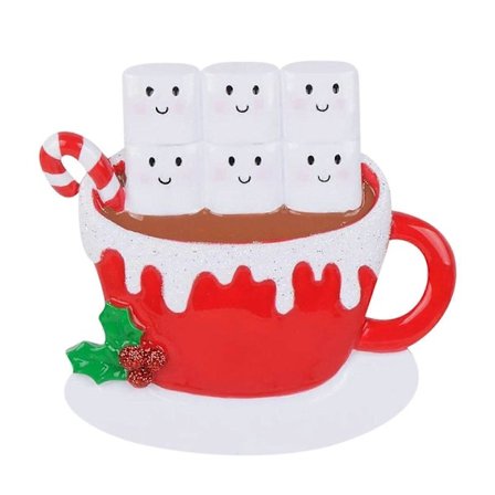 Personlig Familie Juletrepynt Søt Kopp Julegave Vintergave År Varig Familiepynt