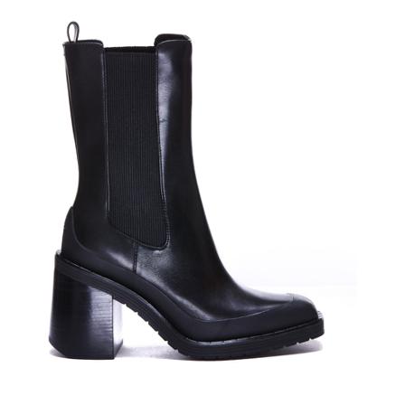 Tory Burch, Heeled Boots Czarny, Kobieta, Rozmiar: 37 EU