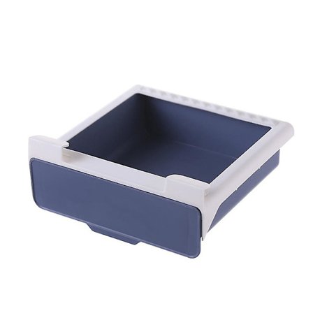 Självhäftande förvaringshylla under skåp under bord utan stansning (nordisk blå)