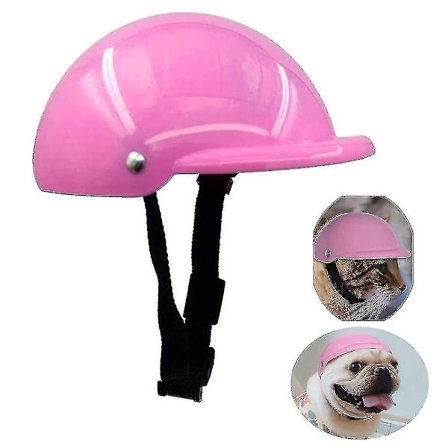 10cm Lemmikki Koiran Kypärä Koiran Kypärä Pään Suojaamiseen, Vaaleanpunainen- Aespa