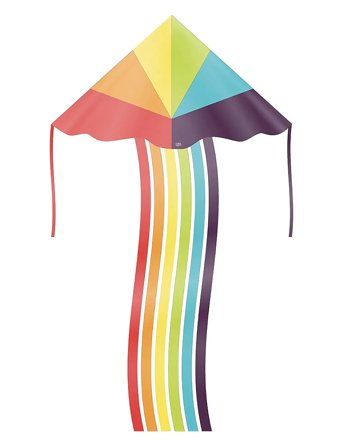Kite - Rainbow Toys Outdoor Toys Outdoor Games & Sport Multi/patterned Vilac