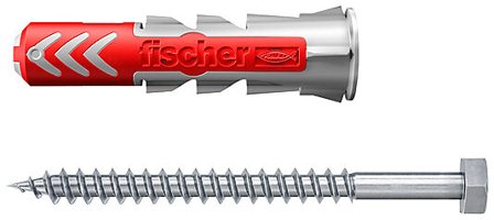 FISCHER UNIVERSALPL DUOPOWER 12X60 S BK A2 STK M/SEKSKANTSKRUE