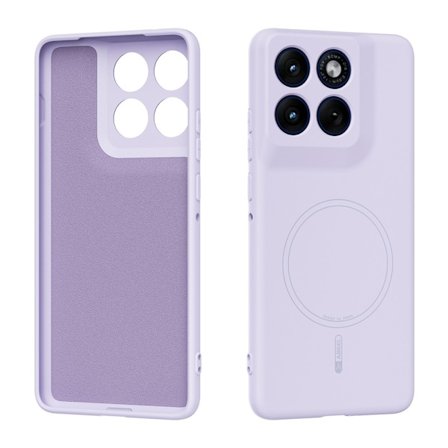 SKALO Motorola Edge 70 ABEEL Liquid Silicone Suojakuori - Violetti