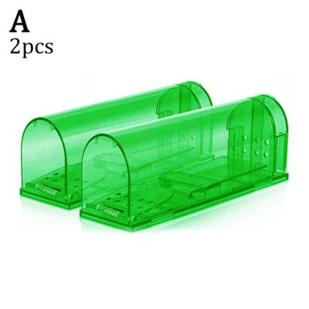 Humaniserad Musfälla 2 Delar, Återanvändbar Musfälla För Gnagare 20 Cm In