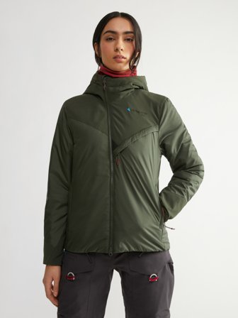 Klättermusen Urd Hood Jacket Women's's - Rosin Green - Women's - XL
