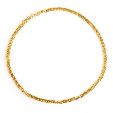 Chanel Vintage, Pre-owned Metal necklaces Geel, Dames, Maat:ONE Size