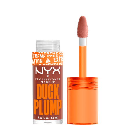 NYX Professional Makeup Duck Plump Lip Lacquer Läppglans Unisex Brun 7 ML