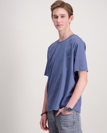 LMTD NLMFAGEN SS L TOP Niebieski Topy i bluzki Chłopiec - Kids Brand Store