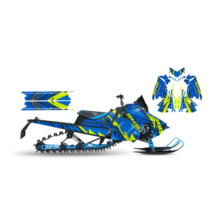 Tarrasarja SweTown Mani Sininen - Polaris Axys 800 Switchback XCR 2018-2020