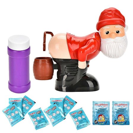Automatisk Santa Bubbelmaskin med Musik, Ljus och Ljud - 1 st[D]