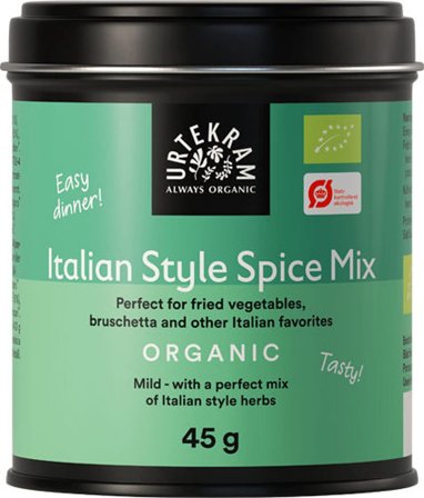 Urtekram Italiensk krydderi Ø 45 g, Helse & Madvarer, Krydderier, Krydderiblandinger