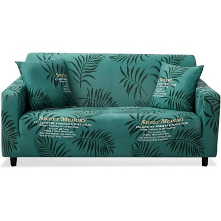 Sofföverdrag 1-sits soffaöverdrag elastiskt mjukt tyg 1-sits