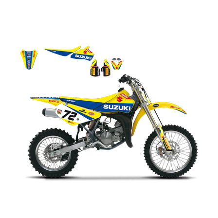 Dekalark Blackbird Replica World MXGP 2017 - Suzuki RM-Z 250 2019-2026