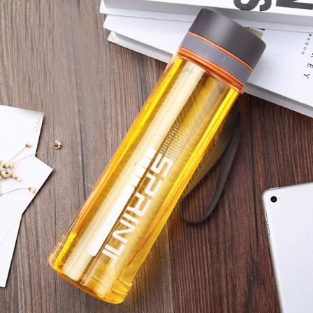 Läckagesäker vattenflaska, löpning, Bpa-fri, med handtag, dricksflaskor för vuxna, cykel, stor, plast