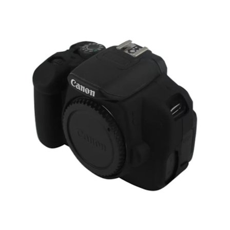 Canon EOS 600D/650D/700D blød silikone beskyttende etui - Sort