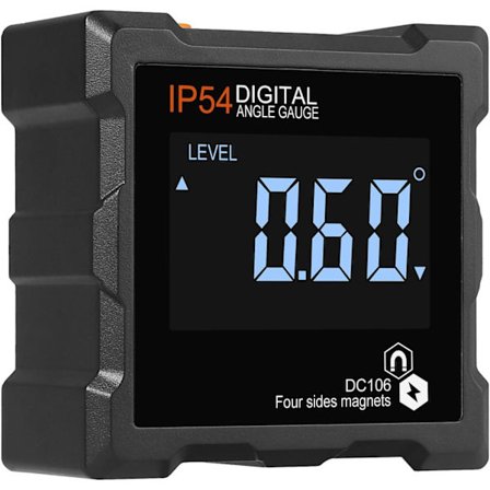 4*90 digitalt vaterpas med automatisk flip-funktion IP54 vandtæt