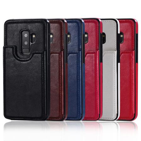 Samsung Galaxy S9+ - Skal Med Plånbok/kortfack Blå