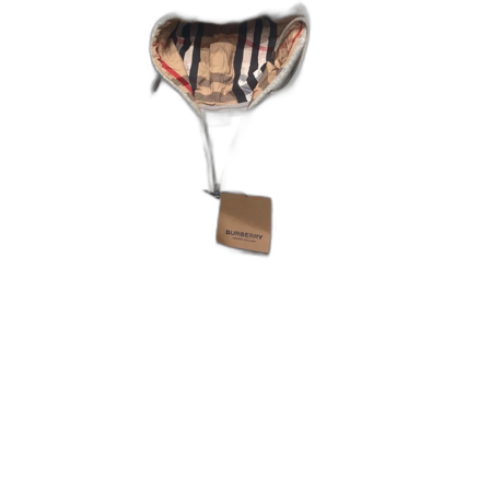 Grå hoodie från Burberry med half zip