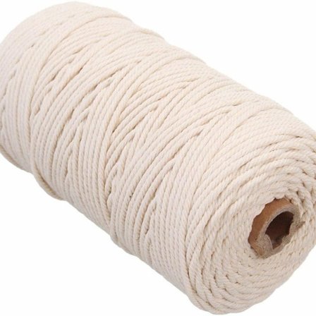 Bomullsgarn natur snor snorgarn bomullssnor bomullsgarn KLB